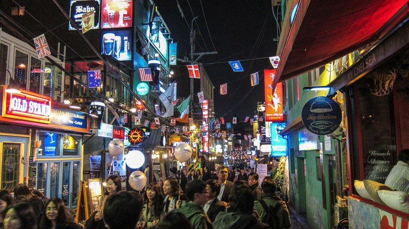 Itaewon Station area