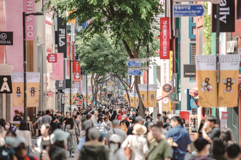 Myeong-dong Station area